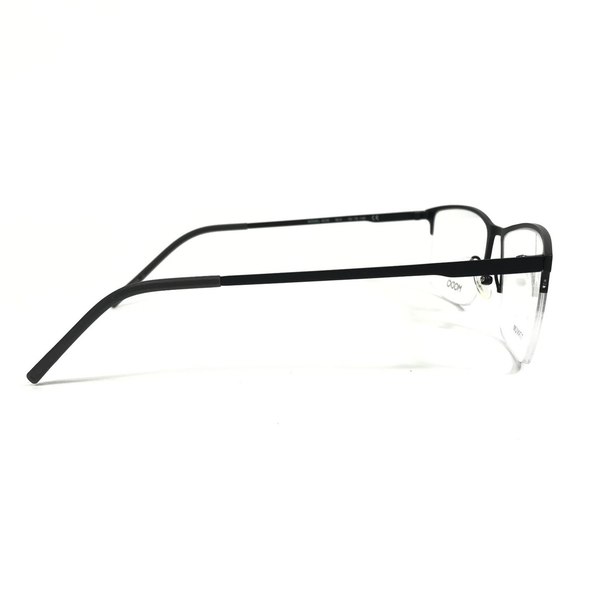MODO Eyeglasses Frames 4235 BLK Black Square Half Rim 54-18 MODO Eyeglasses Frames 4235 BLK Black Square Half Rim 54-18