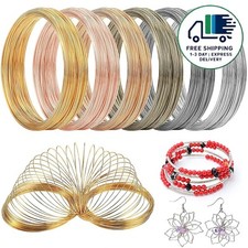 Alambre de memoria para bisutería: alambre de acero multicolor para collares