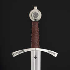 Réplica de Espada de Caballeros Templarios Guardián de la Fe hecha a mano personalizada - El mejor regalo para él