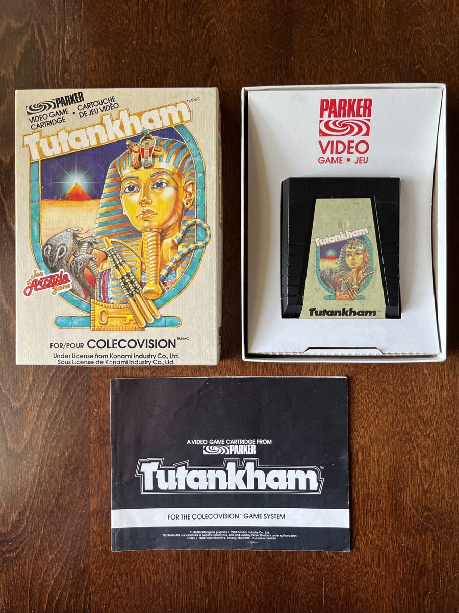 TUTANKHAM ColecoVision Video Game Cartridge 1983 Konami | eBay