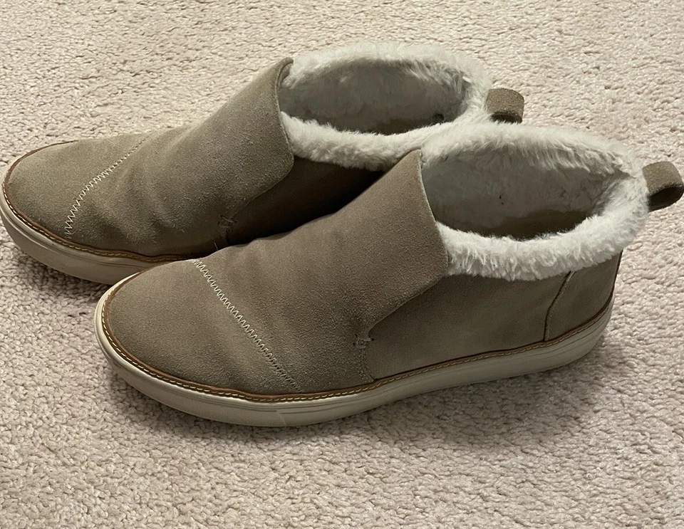 Zapatillas TOMS Nahla Gris Escarcha Dos Tonos Fieltro Mujer Talla 9 Foto 2 de 4