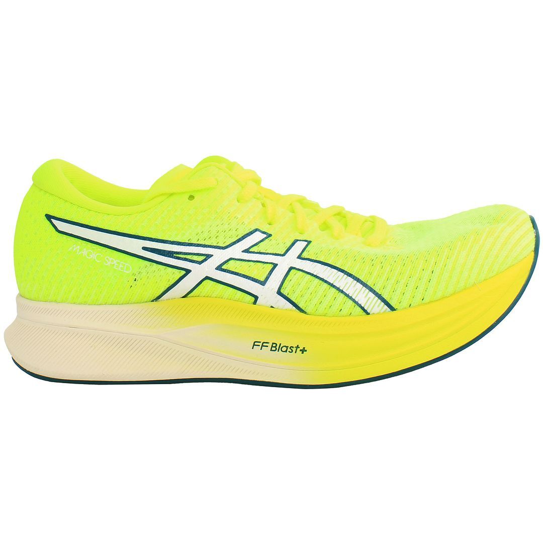 Asics Magic Speed Womens Yellow Trainers