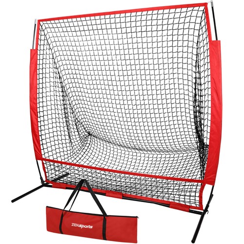 7'×7'/5'×5' Baseball Softball Net Practice Hitting Training Net with Carry Bag - Picture 9 of 38