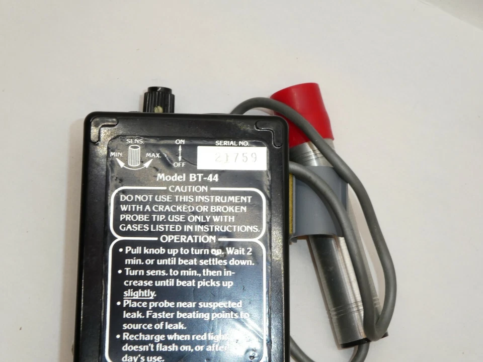 (NUEVO) Sonda de fuga de gas Quantum Instruments BT-44  Foto 4 de 4