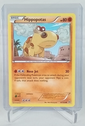 Hippopotas Hp 80 #83 Pokémon Card 2015 - Picture 1 of 4