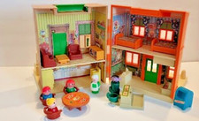 123 Sesame Street Playset House 1984 Hooper's Store 1975 Figures