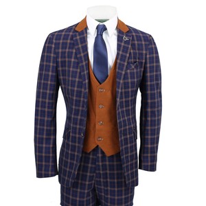 navy blue waistcoat mens