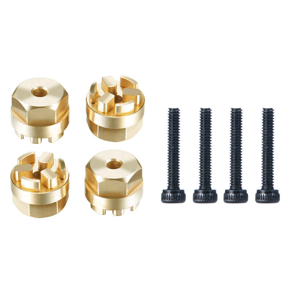 Adaptateur De Contrepoids Hexagonal En Laiton Pour Voitures RC Mini Z, 1/18, 1/24 - Améliore Stabilité Et Maniabilité