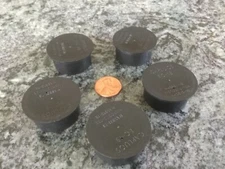 Caplugs EC-18 Black Plugs for 1-1/8" Threaded Connectors  Qty 5 NAS831-18