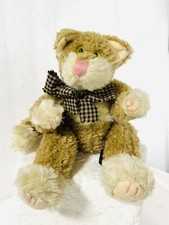 Boyd's Bears Catherine Kitty Cat Plush Original Tags Jointed 8  Brown