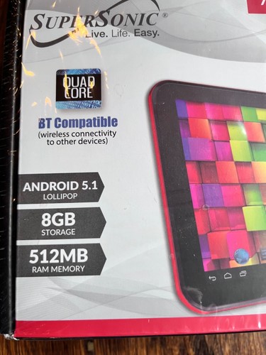 Supersonic 7" Tablet | Model SC-4507BT - Picture 2 of 4