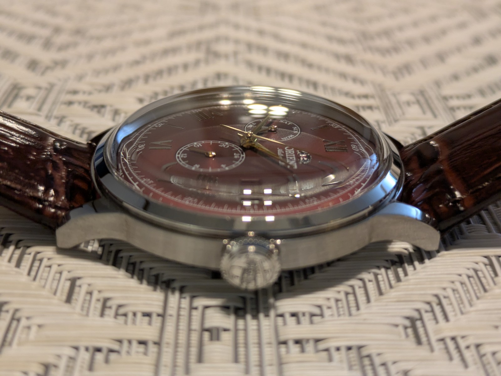 Mint Orient Bambino Version 8 Automatic Watch Use… - image 16