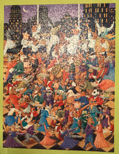 Vintage 1982 Springbok Party Animals 500 Piece Jigsaw Puzzle Complete 