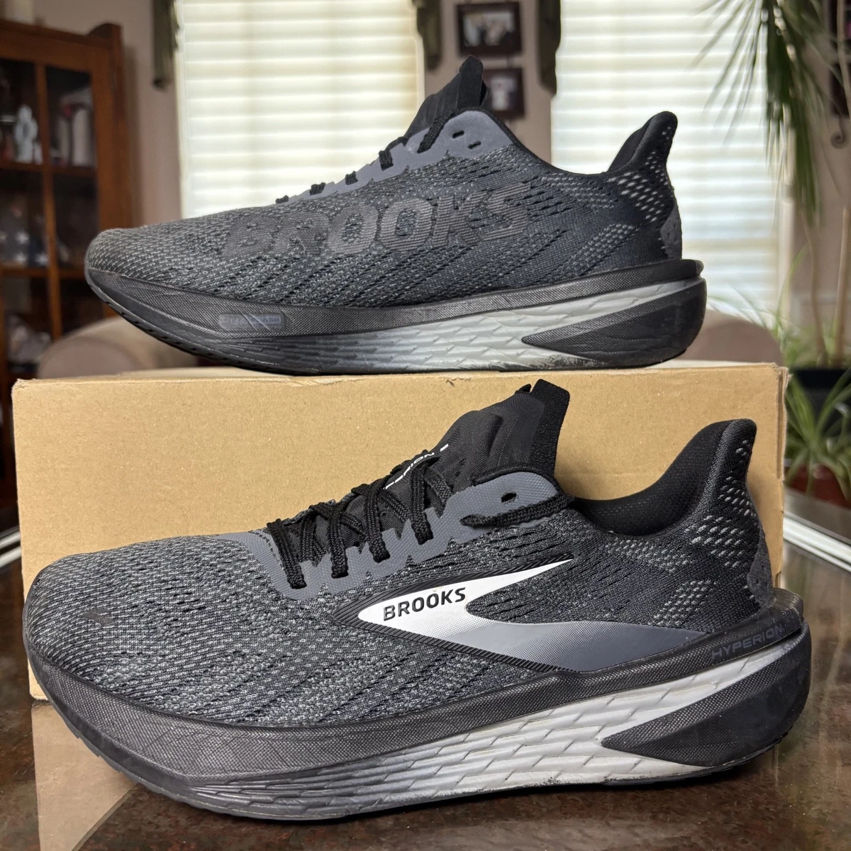 Brooks Hyperion 2 Black Primer Grey W for sale | eBay