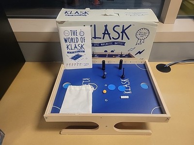 Klask Tabletop Board Game Magnetic Foosball Hockey Battle Family Party Denmark