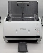 Epson DS-530 Color Duplex Document Scanner w/ power adapter and USB cable