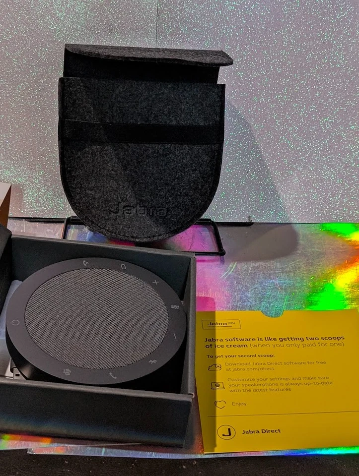 New Jabra Speak2 55 MS Teams Dark Grey Portable Speaker - Image 2 of 2