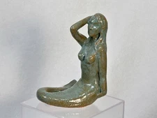 OOAK FRANKOMA *Prototype* Mermaid Figurine Rare One of a Kind Art Pottery