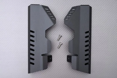 Paire de Ecopes de Radiateur en Alu Pour YAMAHA MT09 MT-09 Street Rally 2013-19 - Photo 1/3