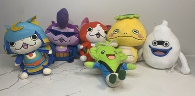 6- Piece Hasbro Yokai Yo-Kai Watch Plushie Set