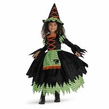 Story Book Witch Costume Girls