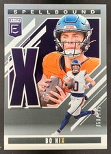 Bo Nix 2025 Panini Donruss Elite Spellbound Lavender Broncos /799