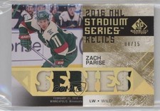 2016 SP Game Used Stadium Series Relic Blends 8/15 Zach Parise #SSB-ZP Patch y3r