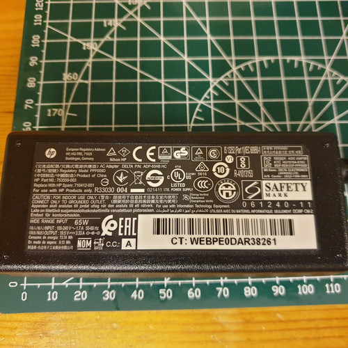 HP Laptop Ladegerät Netzteil 65W 753559-003