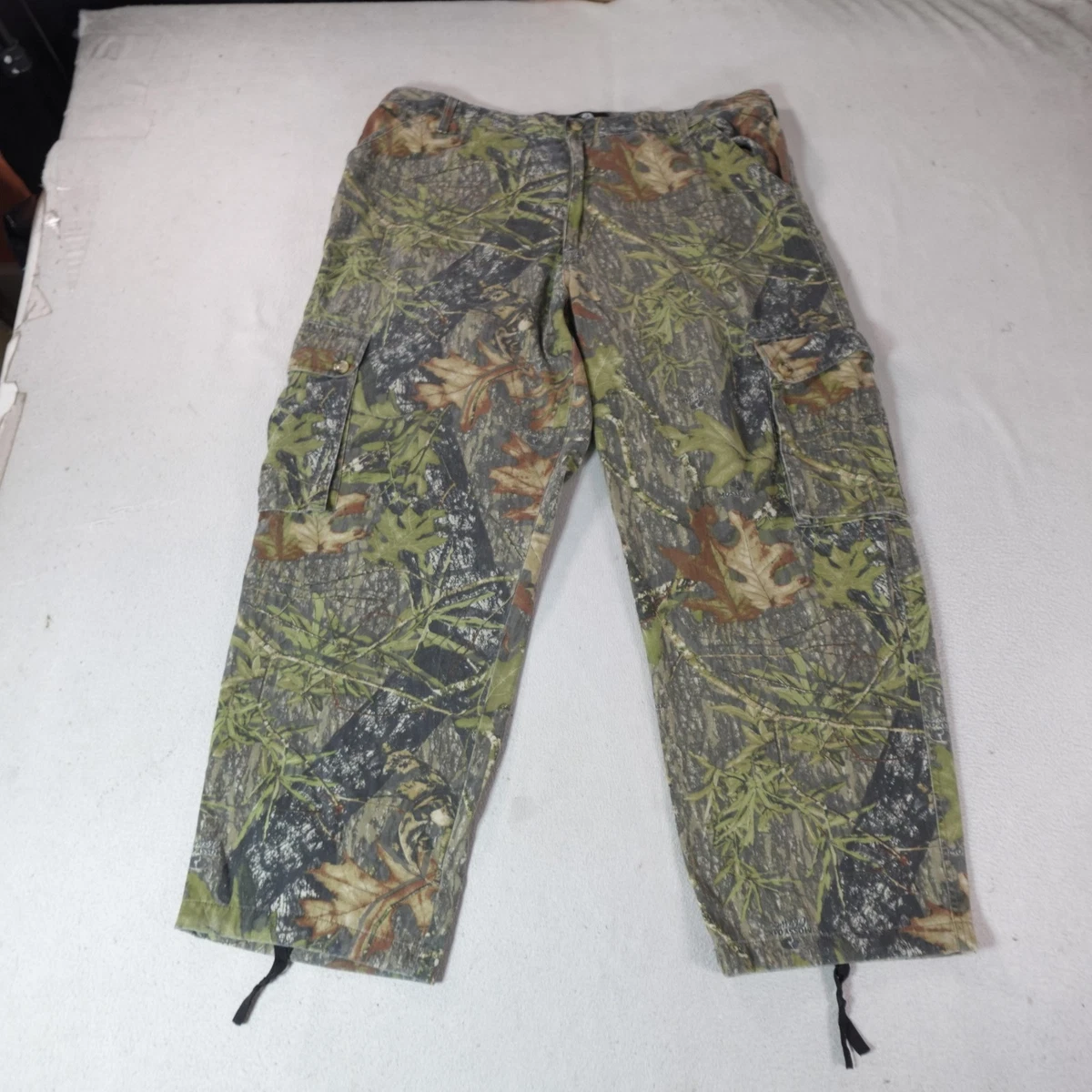 Mossy Oak Pantalon de Chasse Camouflage en Coton Mill Flex