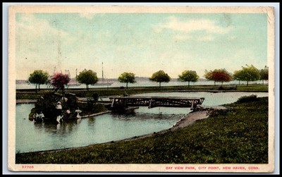 Postcard 37706BAY VIEW PARK, CITY POINT, NEW HAVEN, CONN. E122 BL_A2