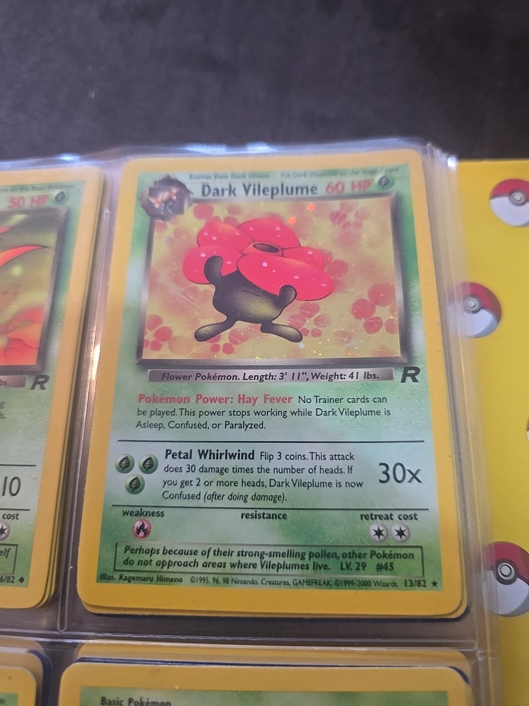 Dark Vileplume 13/82 Team Rocket Holo