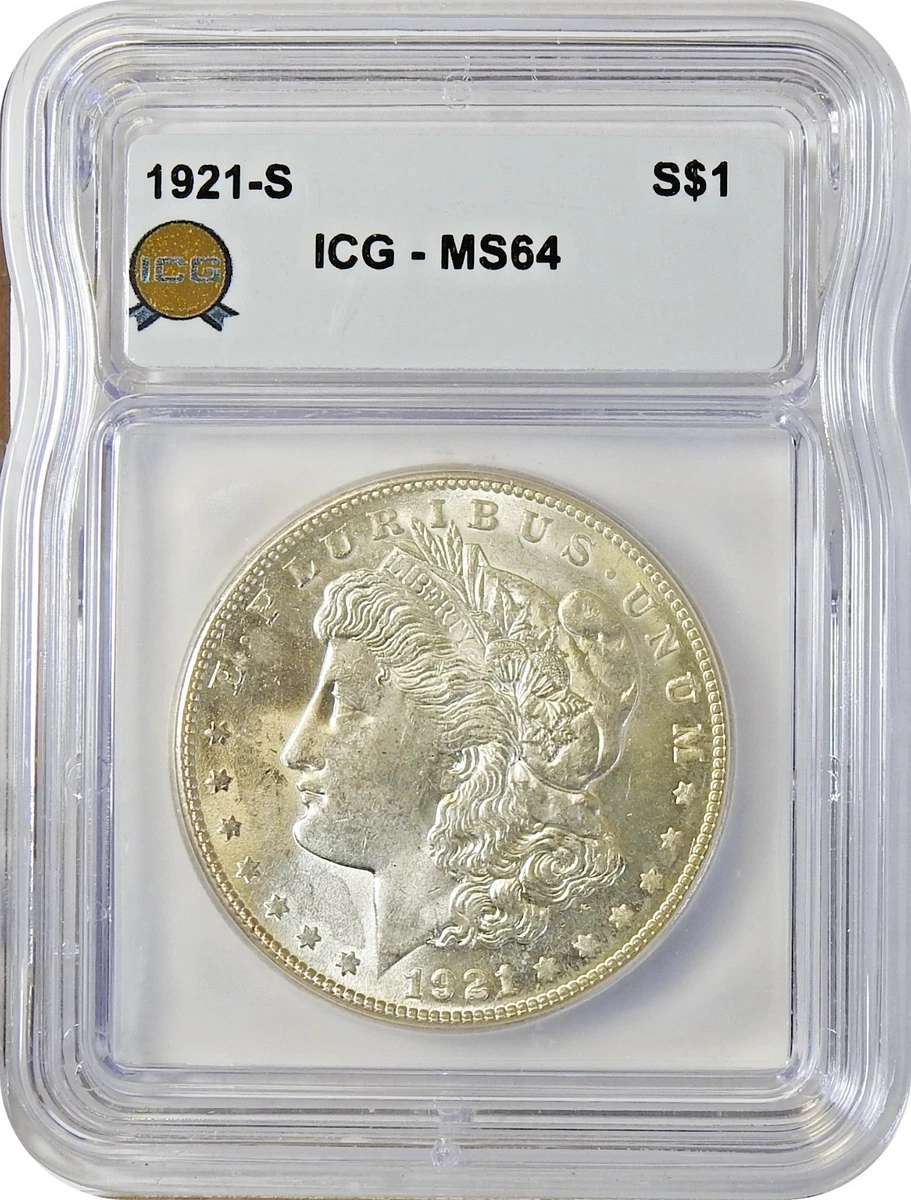 MS 64 Graded 1921 Year Morgan US Dollars (1878-1921) for sale | eBay