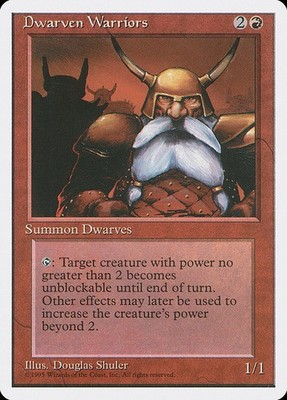 Dwarven Warriors - 4ED - NM - NF - 187