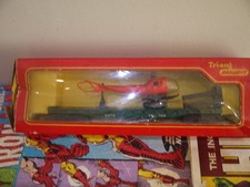 HORNBY TRIANG R128 OPERATING HELICOPTER CAR OO GAUGE FREIGHT WAFON TRAIN no2