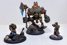 Privateer Press Warmachine Khador Beast 09 and Winter Guard Mortar Crew