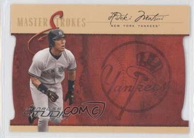 2005 Donruss Studio Masterstrokes Die-Cut 92/150 Hideki Matsui #MS-1 0j6