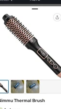 Thermal Brush, 1.5 Inch Heated round for Blowout Look, Dual Voltage, Rose Gold