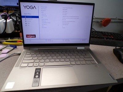 Lenovo Yoga C740-14IML Laptop Intel Core I5-10210U, 8GB RAM 256GB ssd #3488