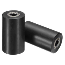 2Pcs POM Roller Wheel with Bearings, 5/16" x 1-1/8" x 2" Bearing Pulley