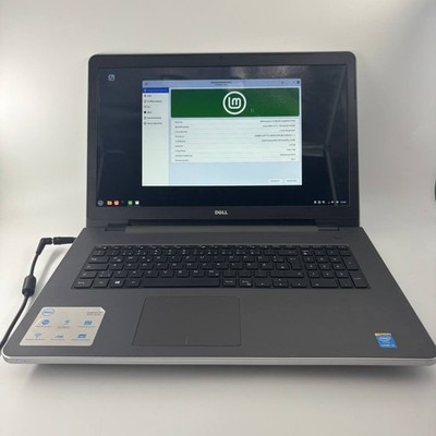 Dell Inspiron 17 5000 17,3'' Laptop i3 128GB SSD 4GB RAM Linux ohne Akku geprüft