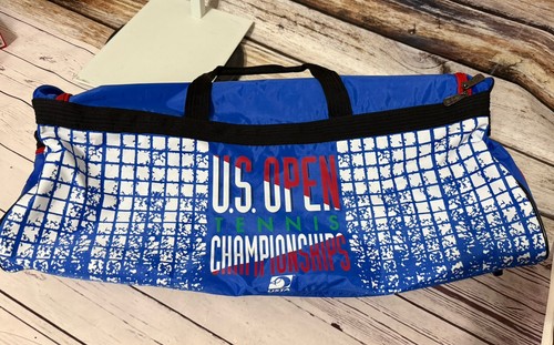 Vtg US Open Tennis Championship Blue Red White Duffle Bag New Rare - Picture 1 of 13