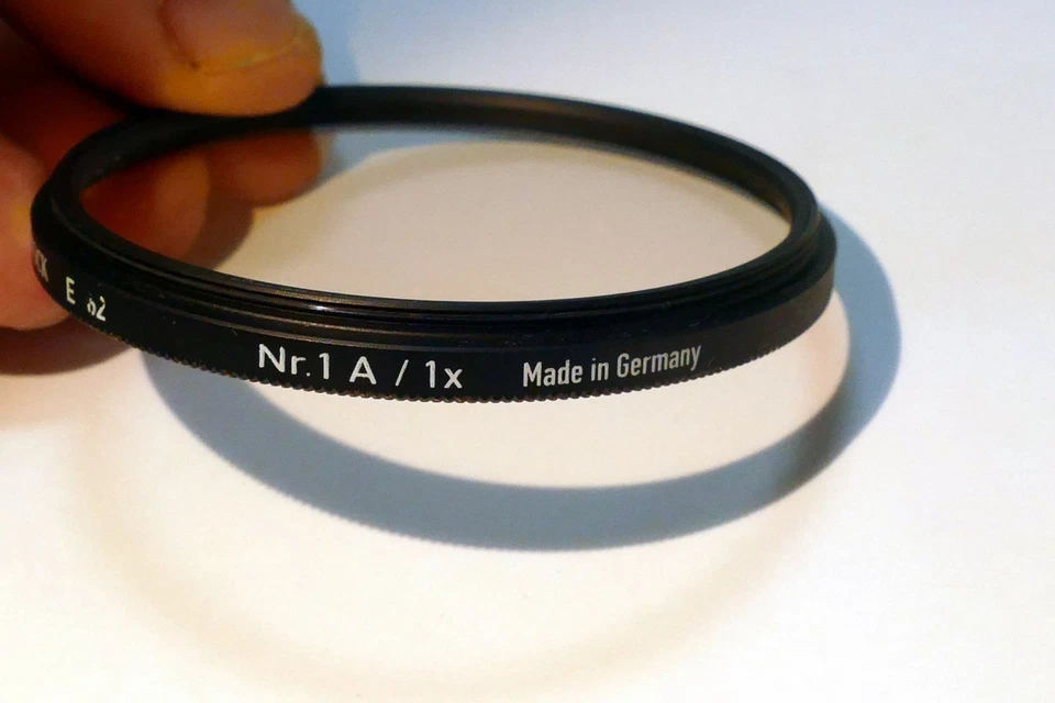 Rodenstock E 62mm Lens Filter Nr. 1A 1X Skylight made in Germany - Image 3 of 4