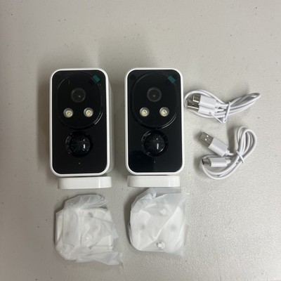 Wireless Pan View Camera Wifi Smart Security Camera- 2-Pack