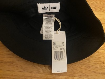 NEW Kith X Adidas Football Bucket Hat Black One Size | eBay
