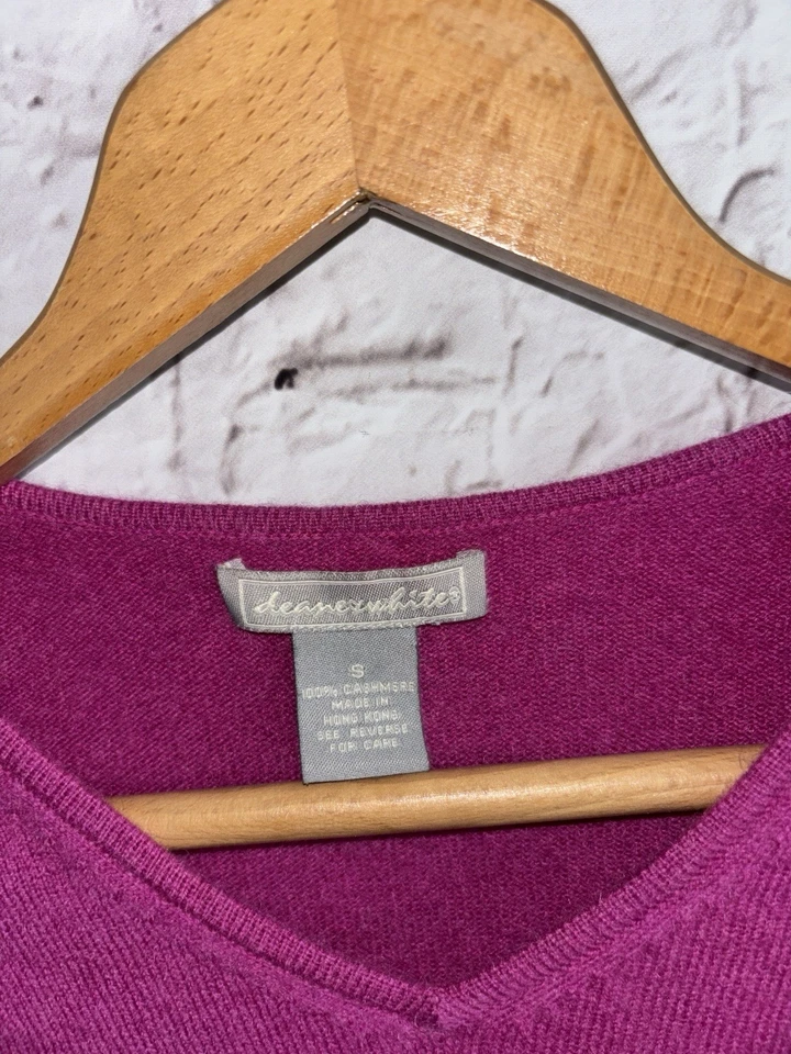 Suéter para mujer Deane & White 100 % cachemir puro talla pequeña 8 10 Reino Unido Foto 2 de 4
