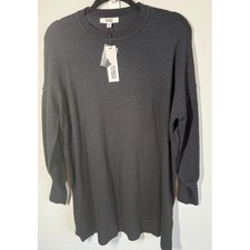 NWT BB Dakota Sweater Dress XS Dark Blue Marbled Oversized Dark Academia Tunic