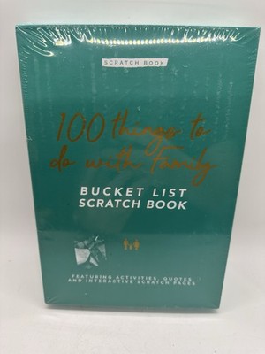 Bucket List Scratch Book: 100 Things to do with Family  New & Sealed