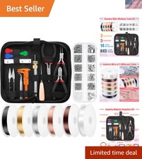 All-in-One Beading  Jewelry Repair Kit with Essential Tools and Findings
