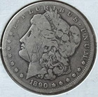 1890 CC Morgan Silver Dollar