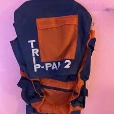 Vintage Trip Pak 2 Hiking External Frame Backpack. 7 Pockets read